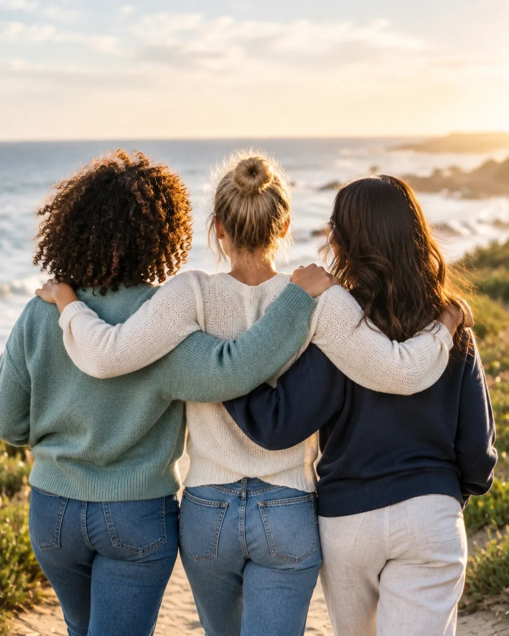 Women supporting one another as a community